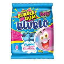 Blublo-vaahtokarkkihyytelöt purukumin makuisina 80 g