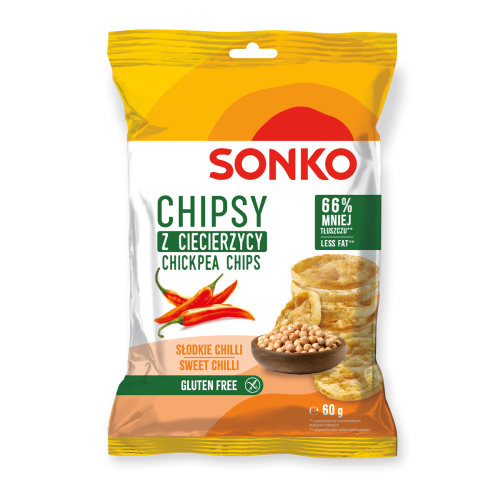Sonko Søde Chili Kikærtechips 60g