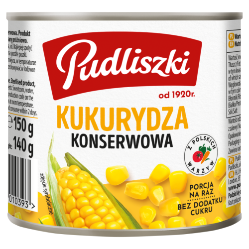 Pudliszki Majs på dåse 150 g