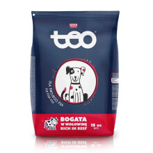 TEO Rich in beef - dry dog food - 15kg