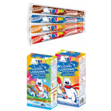 Pini is slikkepind blanding af 4 smagsvarianter - 40ml x 8 stk.