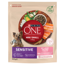 PURINA One Mini/Small Sensitive Salmon, rice - dry dog food - 800 g