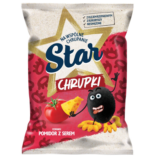 Star chips med ost-tomatsmag 125 g