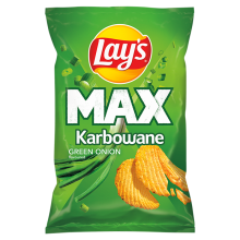 Lay's Max -rypäleperunalastut vihreällä sipulilla 120 g