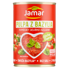 Jamar Finthakkede tomater med basilikummasse 400 g