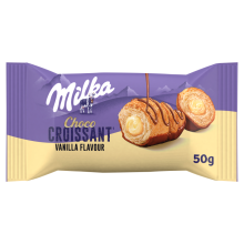 Milka Choco Croissant Voitaikinacroissant vaniljatäytteellä 50 g