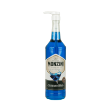 Monzini bartendersirup med Blue Curaçao-smag 1 l