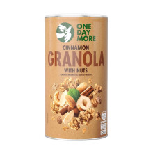 OneDayMore kanelgranola med nødder 450g