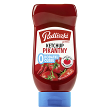 Pudliszki krydret ketchup uden tilsat sukker 440 g