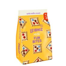 Leibniz Fun Bites -keksit maitokermalla ja drageella 100 g
