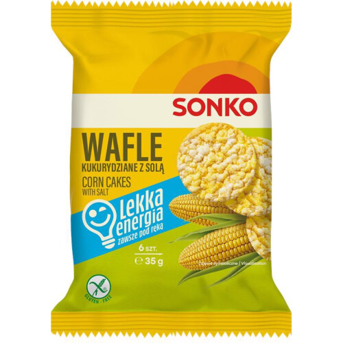 Sonko majsvafler med salt 35 g
