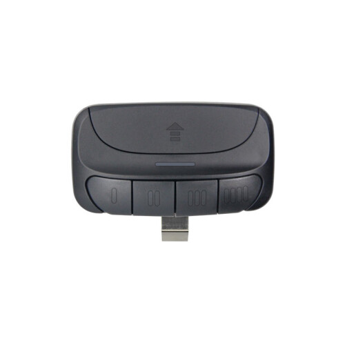 Télécommande pour variateur Delmar P04 fixée au pare-soleil