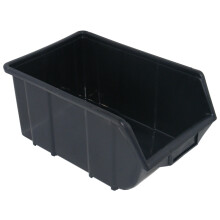 Contenitore portaoggetti – Ecobox, grande | Nero