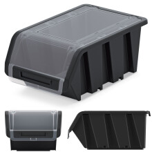 Contenitore portaoggetti Truck Plus KTR50F | Nero