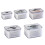 Pack Of 5 Stackable Leak Proof Food Storage Boxes Including 1