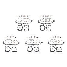 5X Kit di Riparazione Guarnizioni o-Ring Vanos Adatto per E36 E39 E46 E53 E60 E83 E85 M52Tu M54 Kit di Riparazione Doppio Convesso 11361433513