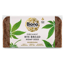 Biona Organic Rye Hempseed Bread, 500g