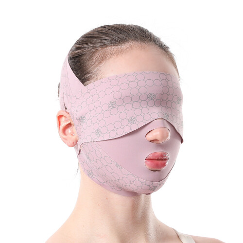 Ceinture de levage du visage, double mentonnière-Violet