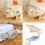 Customizable Width Animal Window Platform constructed From-Blue 4