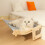 Customizable Width Animal Window Platform constructed From-Blue 9