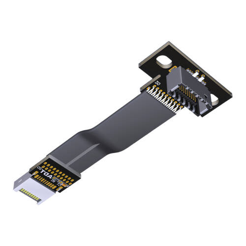 Adaptateur interne USB 3.2 20 broches Gen 2 Type E mâle à-25cm