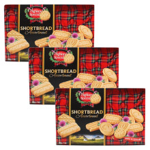 Scottish Shortbread Assortment Bundle - with 3 x 200g Boxes Shortbread Biscuit - Crunchy Butter Biscuits - Ideal Cookies and Biscuits Gift Set
