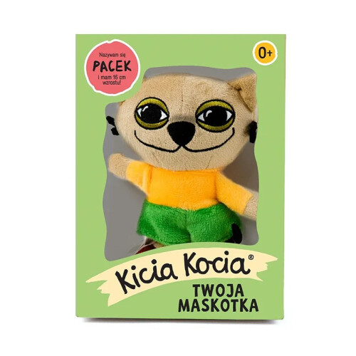 Muca Muca. Plišasta igrača Pacek v škatli velikosti 16 cm