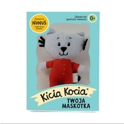 Muca. Plišasta igrača Nunuś v škatli 15 cm