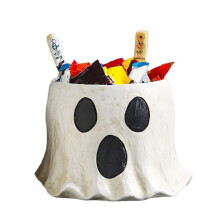 Bucket Decor, Planter Pot, Bucket Vase, Halloween Bucket, Handmade Halloween Treat Bucket