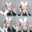 Bande de cheveux d'oreille de lapins d'anime à la mode,-Rouge 8