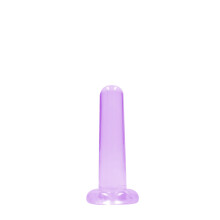 Godemiché Realrock Crystal Clear Small à ventouse 13,5 cm violet