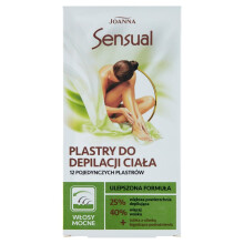 Joanna Sensual Body Hair Removal Strips - Stærkt Hår 1 pakke - 12 stk