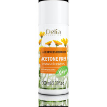Delia Cosmetics Acetonefri neglelakfjerner til naturlige og kunstige negle 100 ml