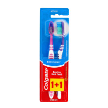 Colgate DUO Extra Clean fogkefe közepes 1 csomag - 2 db.