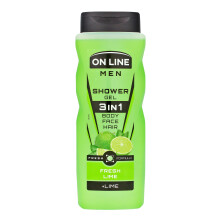 On Line Men 3in1 friss lime tusfürdő férfiaknak 410ml