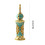 Mini bouteille de parfum d’inspiration arabe de luxe-Bleu terre 4