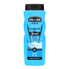 On Line Men tusfürdő 3 az 1-ben mélykék férfiaknak 410ml