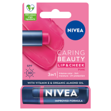 NIVEA Caring Beauty 3in1 Lippenbalsam Rosa 4,8 g