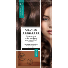 MARION Uudelleenvärjätty värishampoo nro 4.3 Pähkinänruskea (4-8 pesua) 35ml.