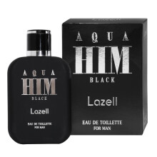 LAZELL til mænd Aqua Him Black Eau de Toilette 100 ml