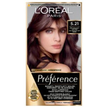 L'Oréal Preference Haarfarbe 5.21 Kühles, irisierendes Hellbraun