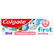 COLGATE Kids fogkrém gyerekeknek 0-5 éves korig First Smiles - eperízű 50 ml