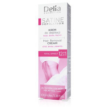 Crème dépilatoire DELIA SATINE 12-en-1 Effet Total