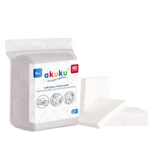 AKUKU Kosmetikpads für Babys, 60 Stück, A0003