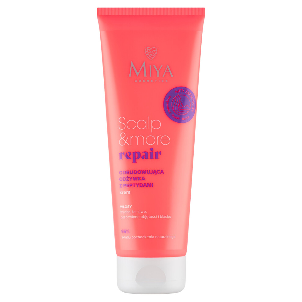 Miya Scalp&More Conditioner with Peptides for Rebuilding, Volume & Shine 200ml - Image 3