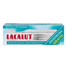 LACALUT Perfect White tandpasta 75 ml + tandbørste