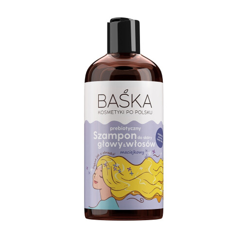 SOLVERX Baśka Prebiotikus hajsampon - sampon 500 ml