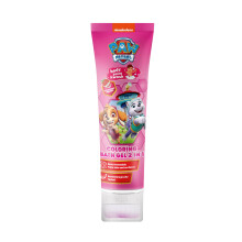 KIDS Mancs őrjárat 2 az 1-ben fürdő színező gél - Eper joghurt 150 ml