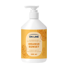 ON LINE Olajos kéz- és testápoló szappan Narancs és argánolaj 500 ml