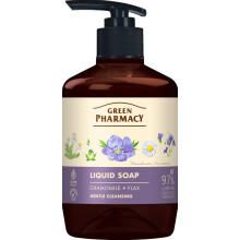 GREEN PHARMACY Folyékony szappan kamilla és lenolajjal 460 ml